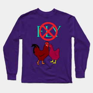 Hen and Rooster Long Sleeve T-Shirt